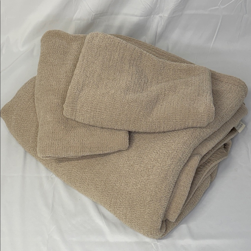 Sunday Citizen King-Cal King Snug Bamboo Duvet Cover & 2 Shams in Taupe